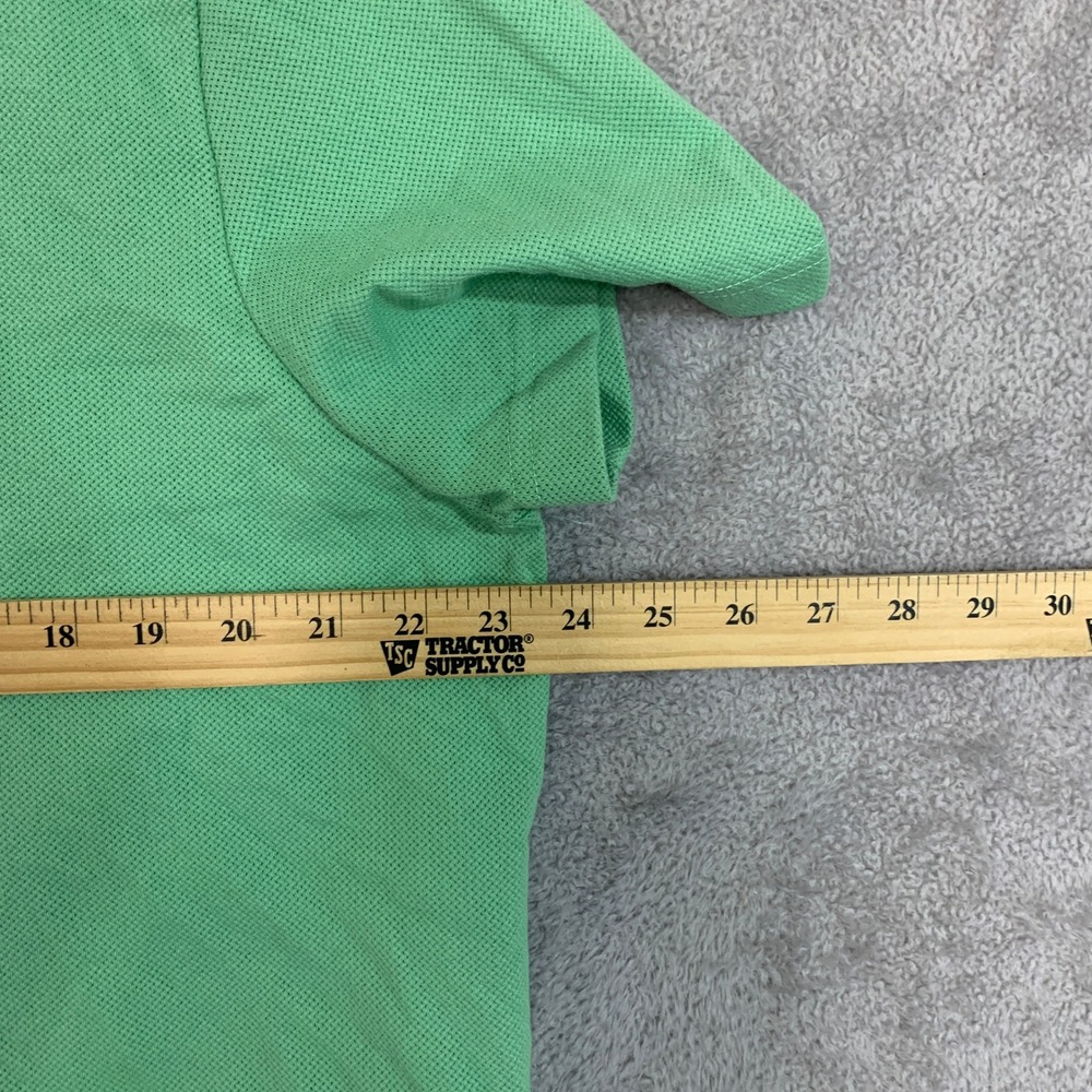 NWT Tommy Hilfiger Men's XXL Green Regular Fit Polo Shirt Cotton - Picture 6 of 12